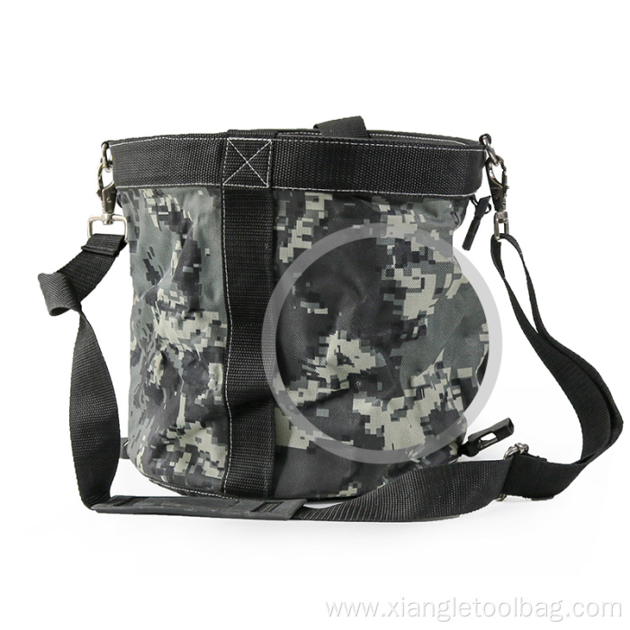 Durable Tool Bucket Bag with Shoulder Strap Handle